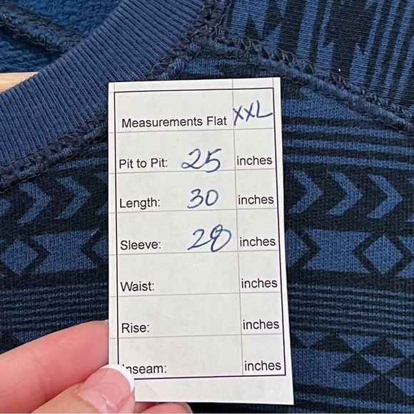 LEVI'S Crewneck Aztec Sweatshirt Size XXL - Picture 9 of 9